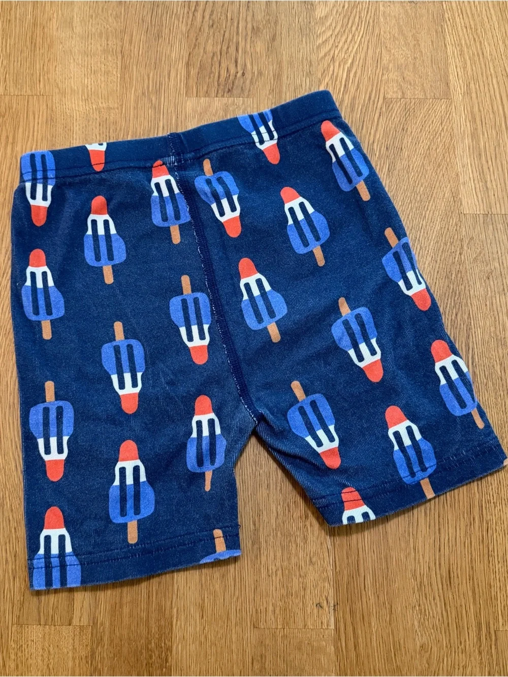 Hanna Andersson 8 Blue Popsicle Organic Cotton Pajama Set
